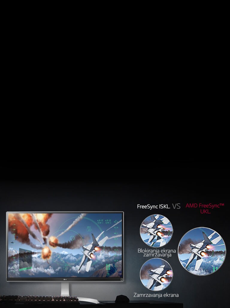 Igranje igara bez kašnjenja pomoću AMD FreeSync™2