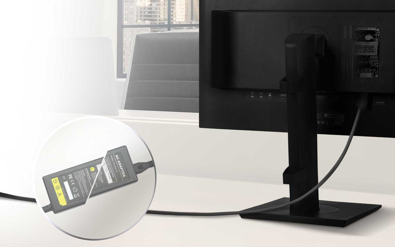 Ugrađeno napajanje za organizovane radne prostore