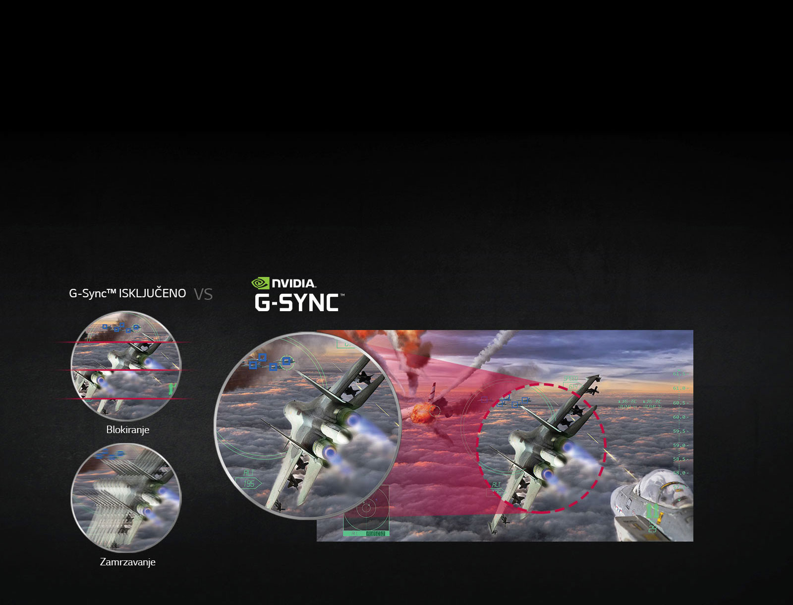 Tečni pokreti u igri uz tehnologiju G-Sync™<br>3