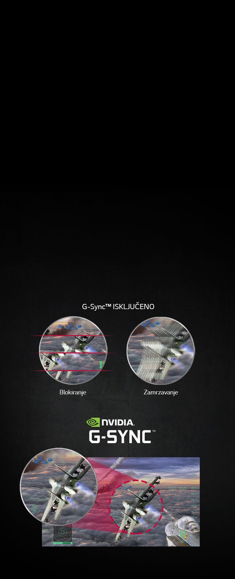 Tečni pokreti u igri uz tehnologiju G-Sync™<br>4
