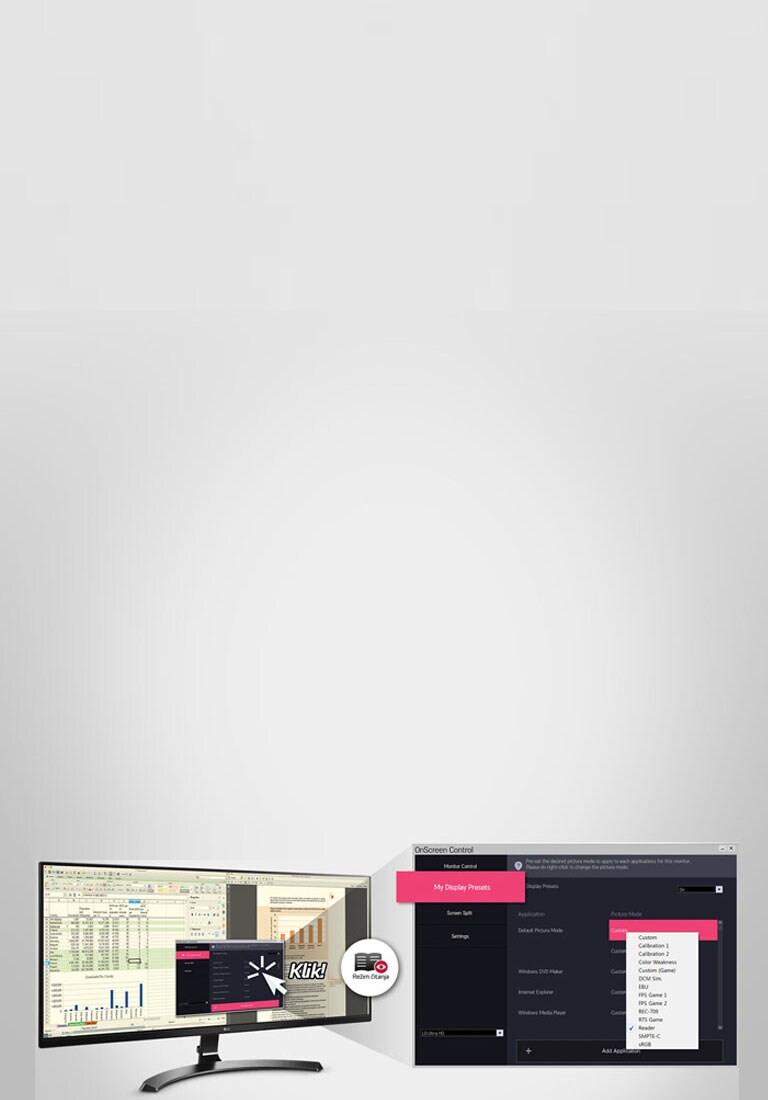 Prethodno podešena okruženja za boje na  ekranu2