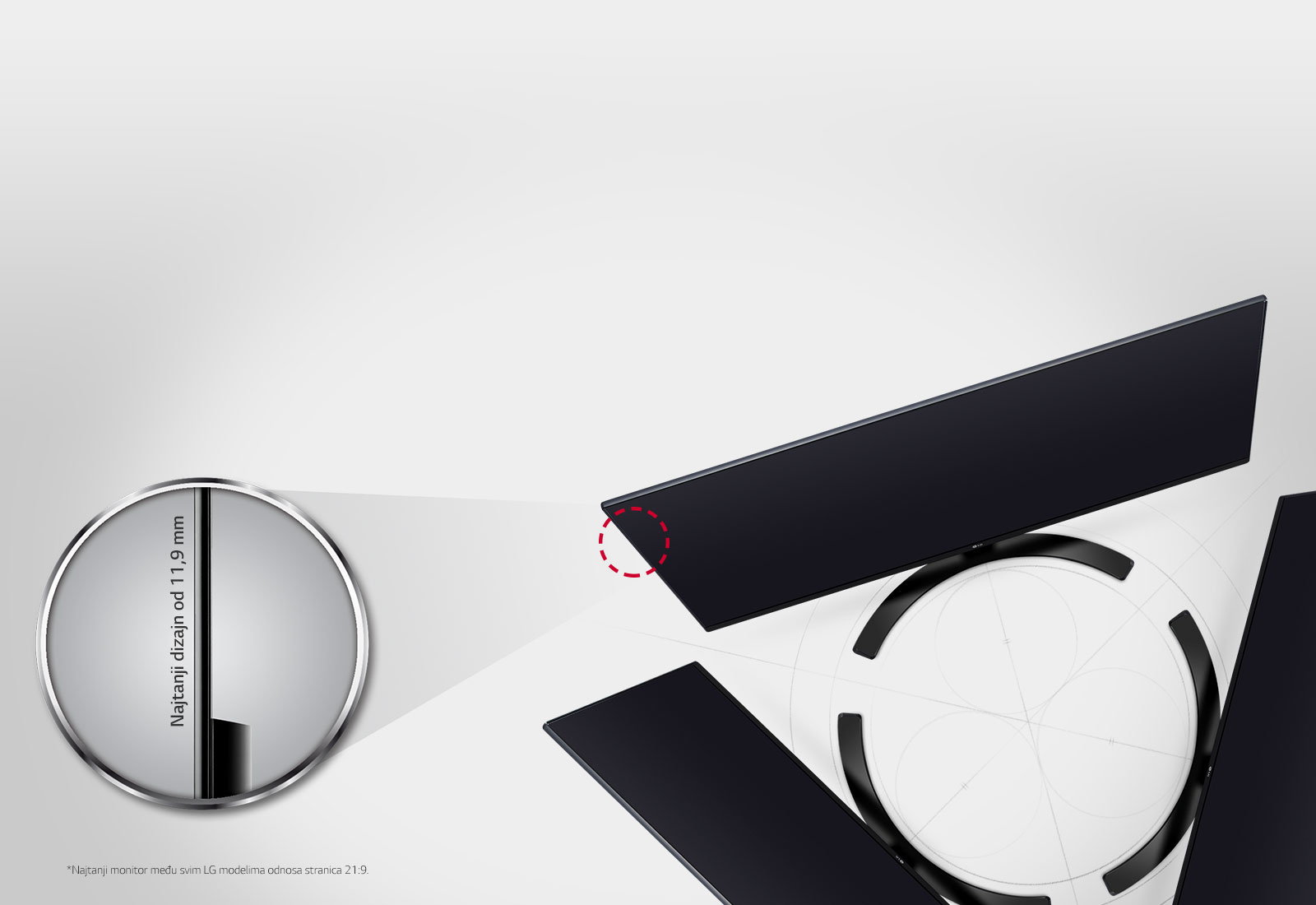 Najtanji dizajn uz divno postolje ArcLine1