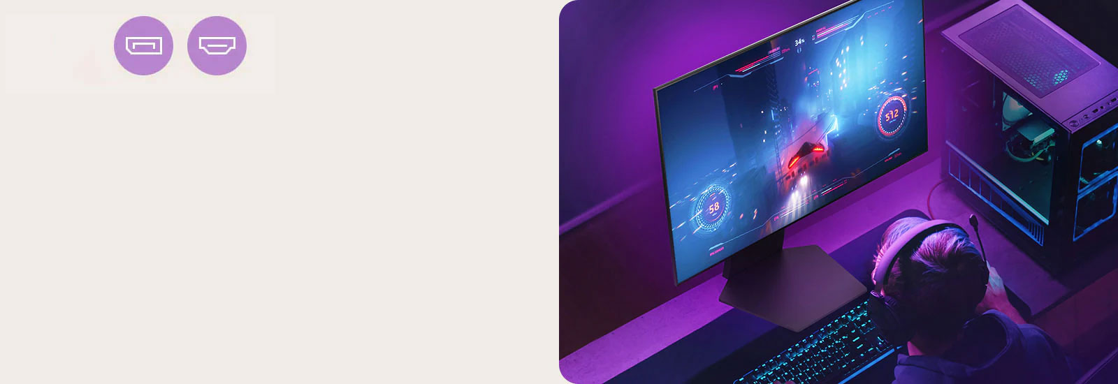 Gejmeri mogu da uživaju u brzini osvežavanja od 240 Hz putem DP 1.4 ili HDMI 2.1 porta.