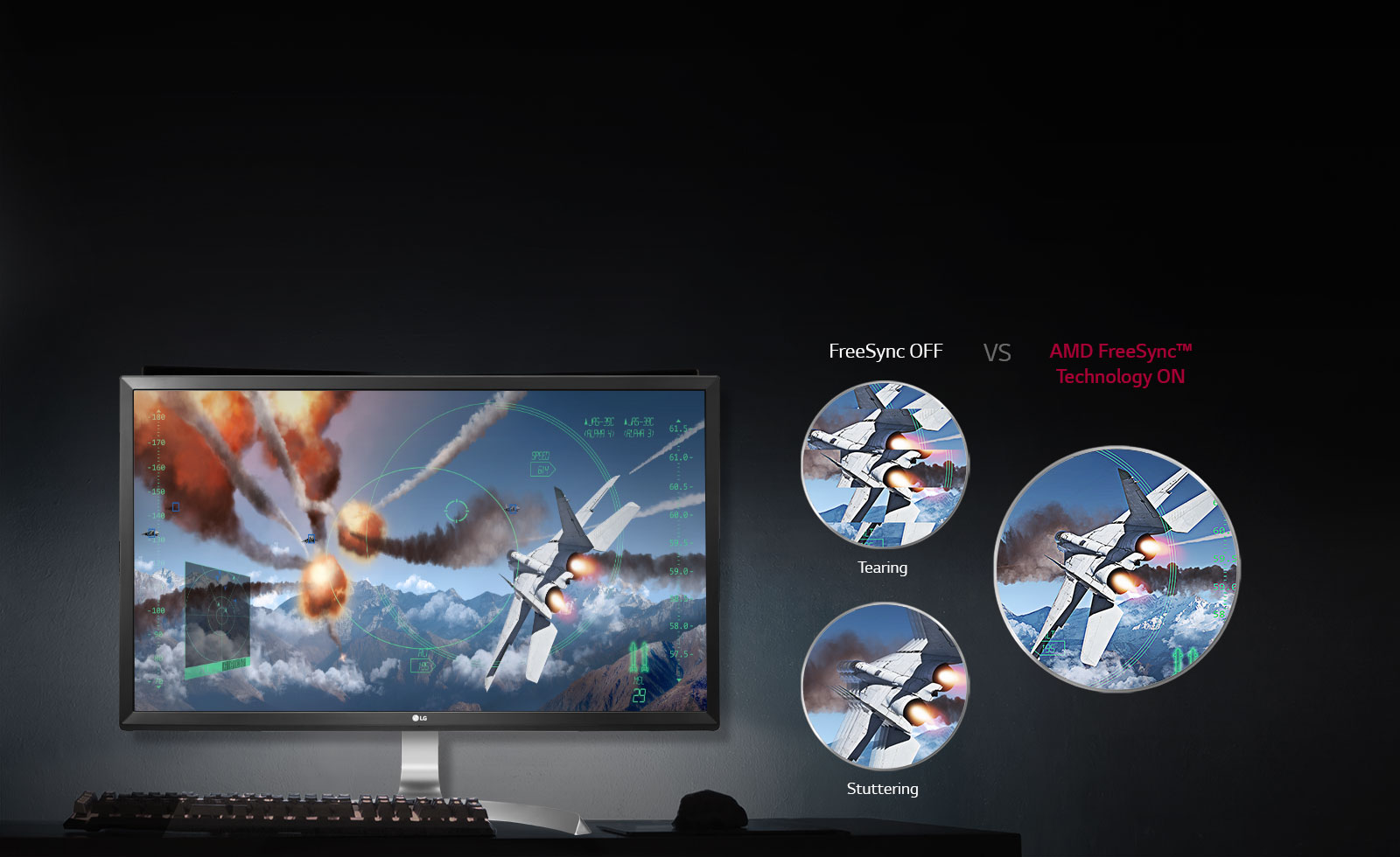 Igranje igara bez kašnjenja uz AMD FreeSync™<br>1