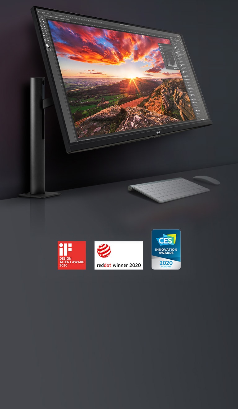 LG UltraFine™ Display Ergo: Osmišljen tako da vas okružuje