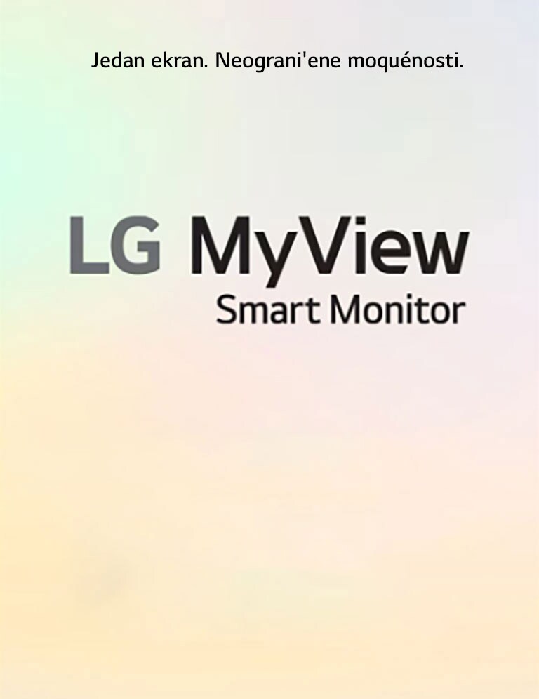LG MyView Smart Monitor – U vašem prostoru, sa vašim ekranom.	