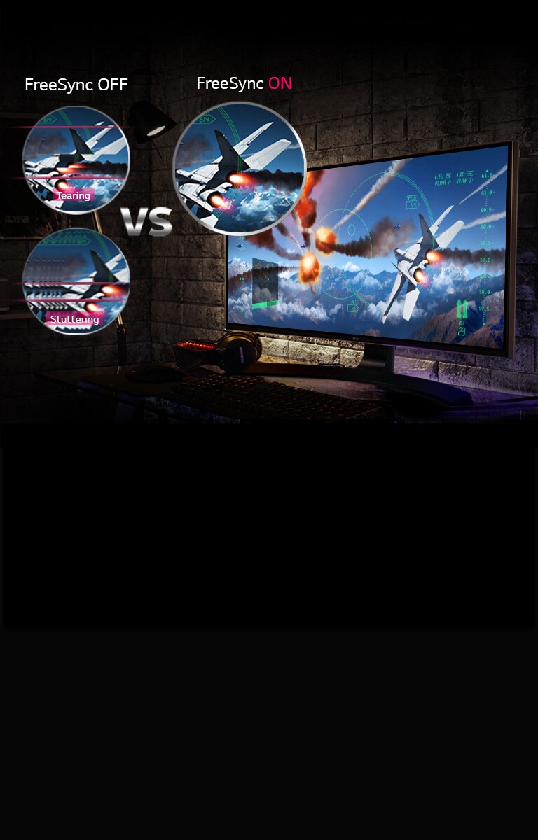 Clear, Live Gaming Scenes with FreeSync