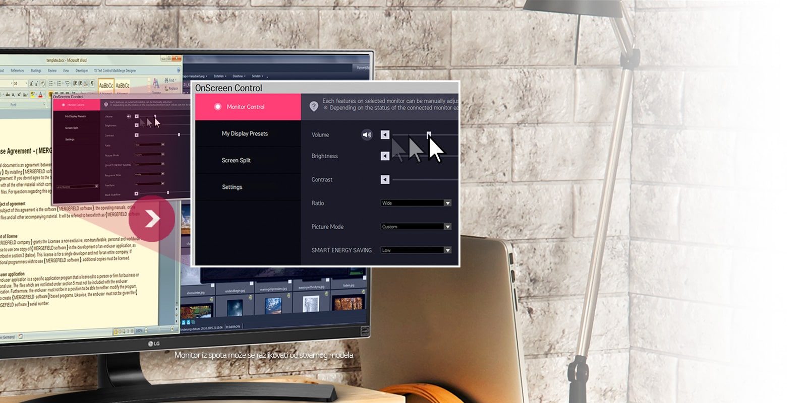 Convenient, Easy OnScreen Control