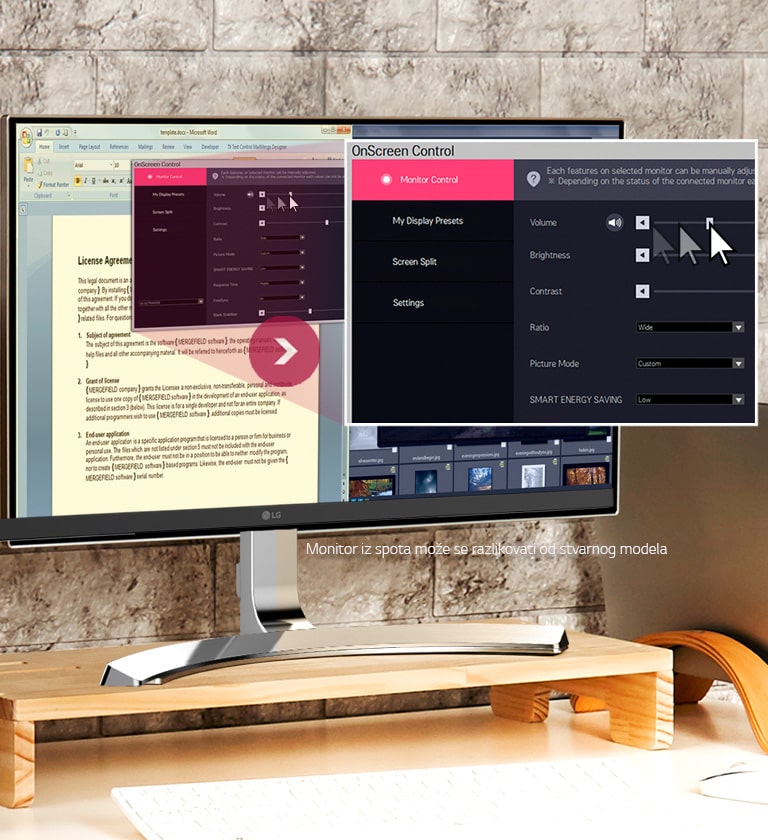 Convenient, Easy  OnScreen Control