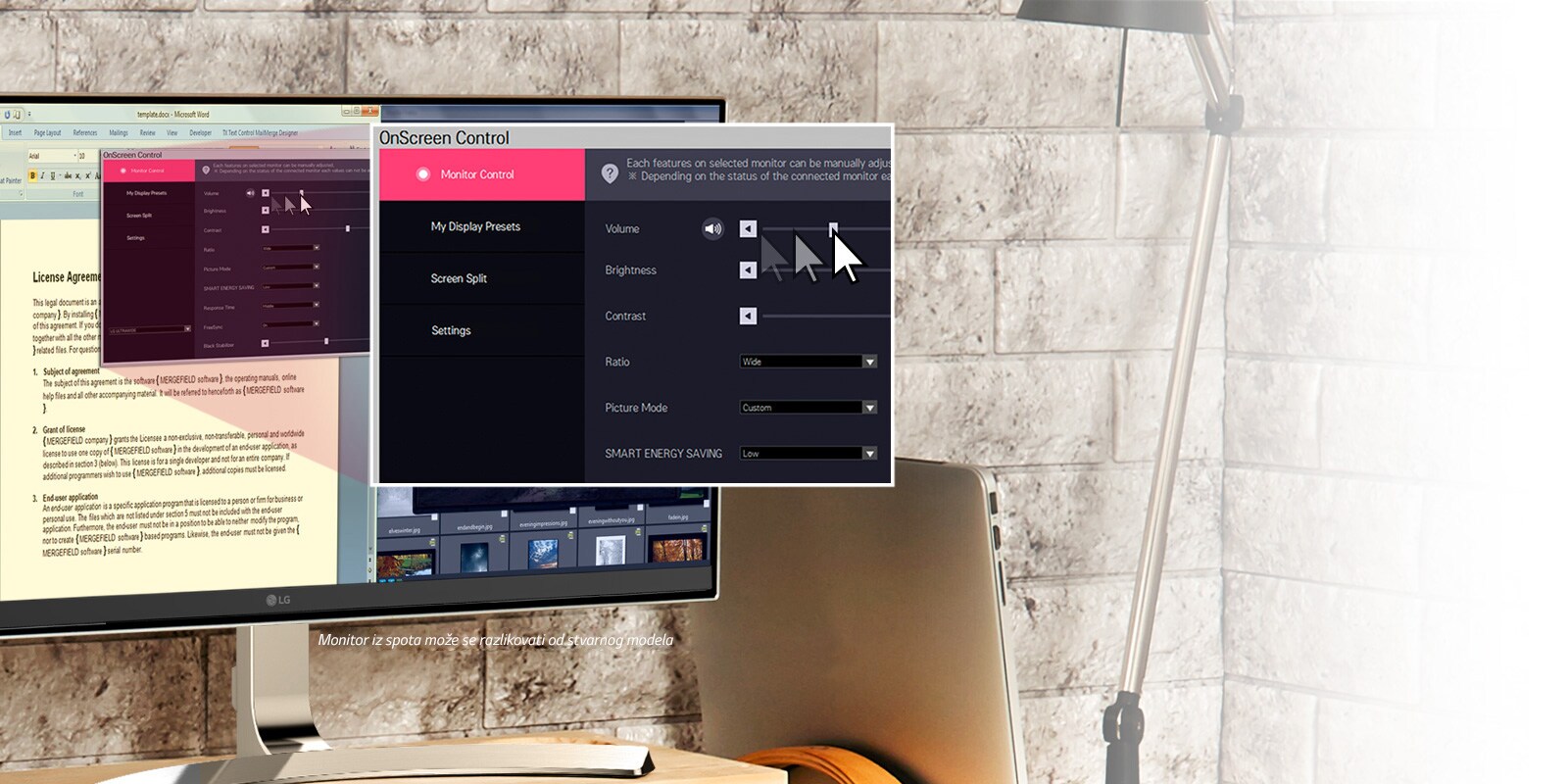 Convenient, Easy  OnScreen Control