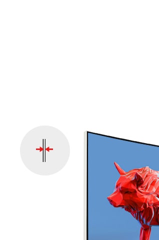 Ovaj model nudi rešenje Praktično bez ivica sa 3 strane.