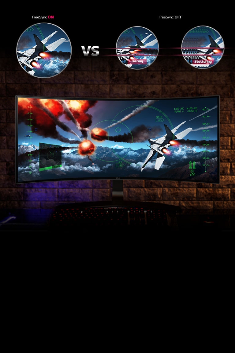 Veličanstvena kombinacija tehnologije FreeSync i 21:9 UltraWide™ monitora