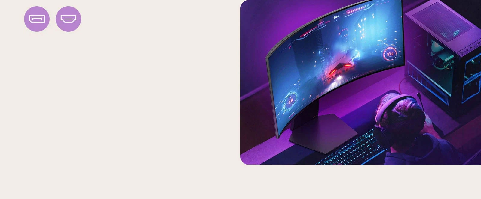 Gejmeri mogu da uživaju u brzini osvežavanja od 240 Hz putem DP 1.4 ili HDMI 2.1 porta.