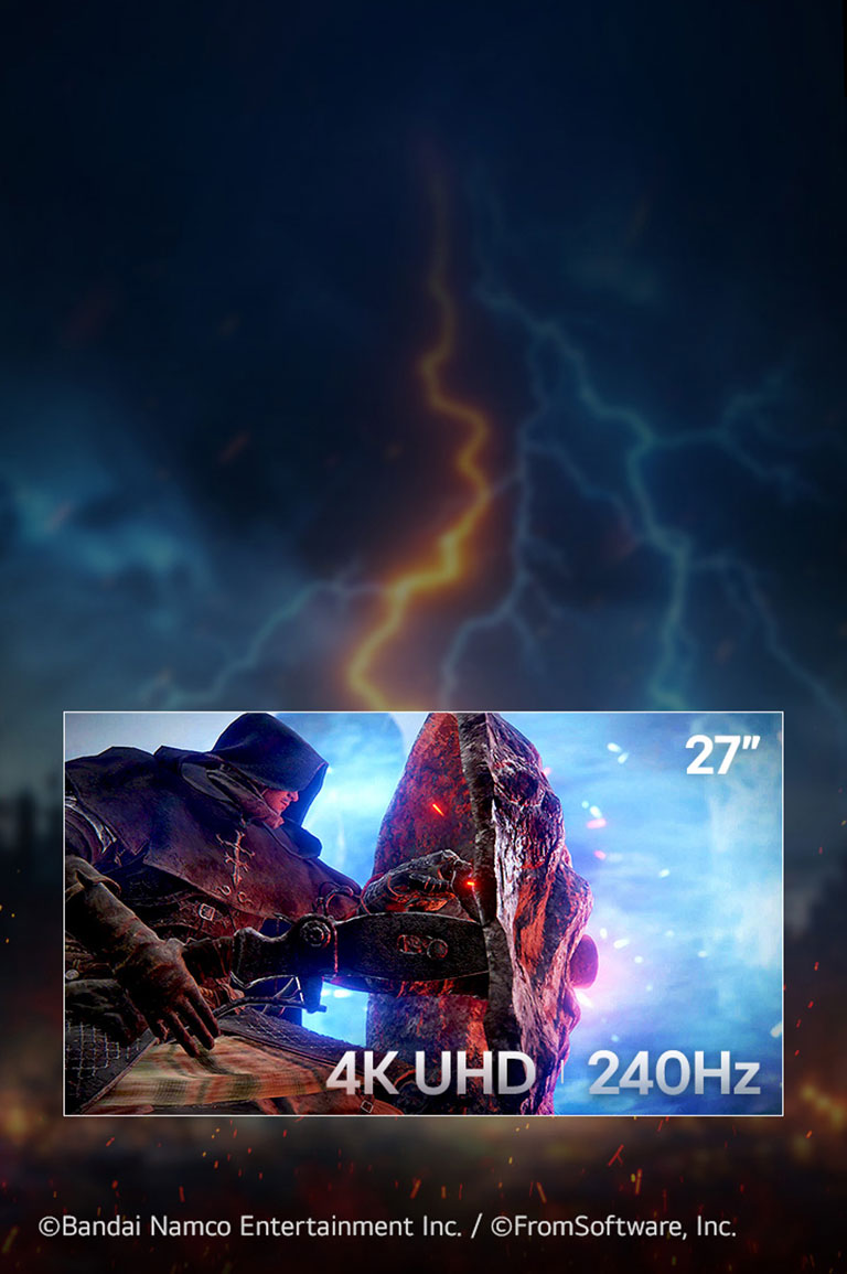 27-inčni gejmerski monitor sa 4K rezolucijom i brzinom osvežavanja od 240Hz.	