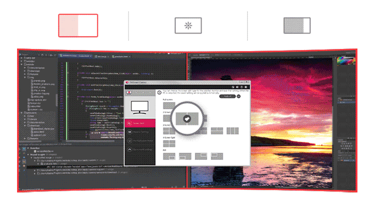 OnScreen Control pruža jednostavniji korisnički interfejs.