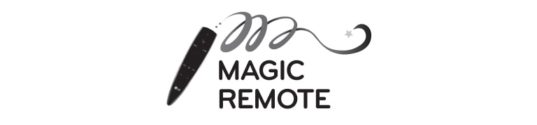 Logotip s olovkom kojom je nažvrljano Magic Remote.