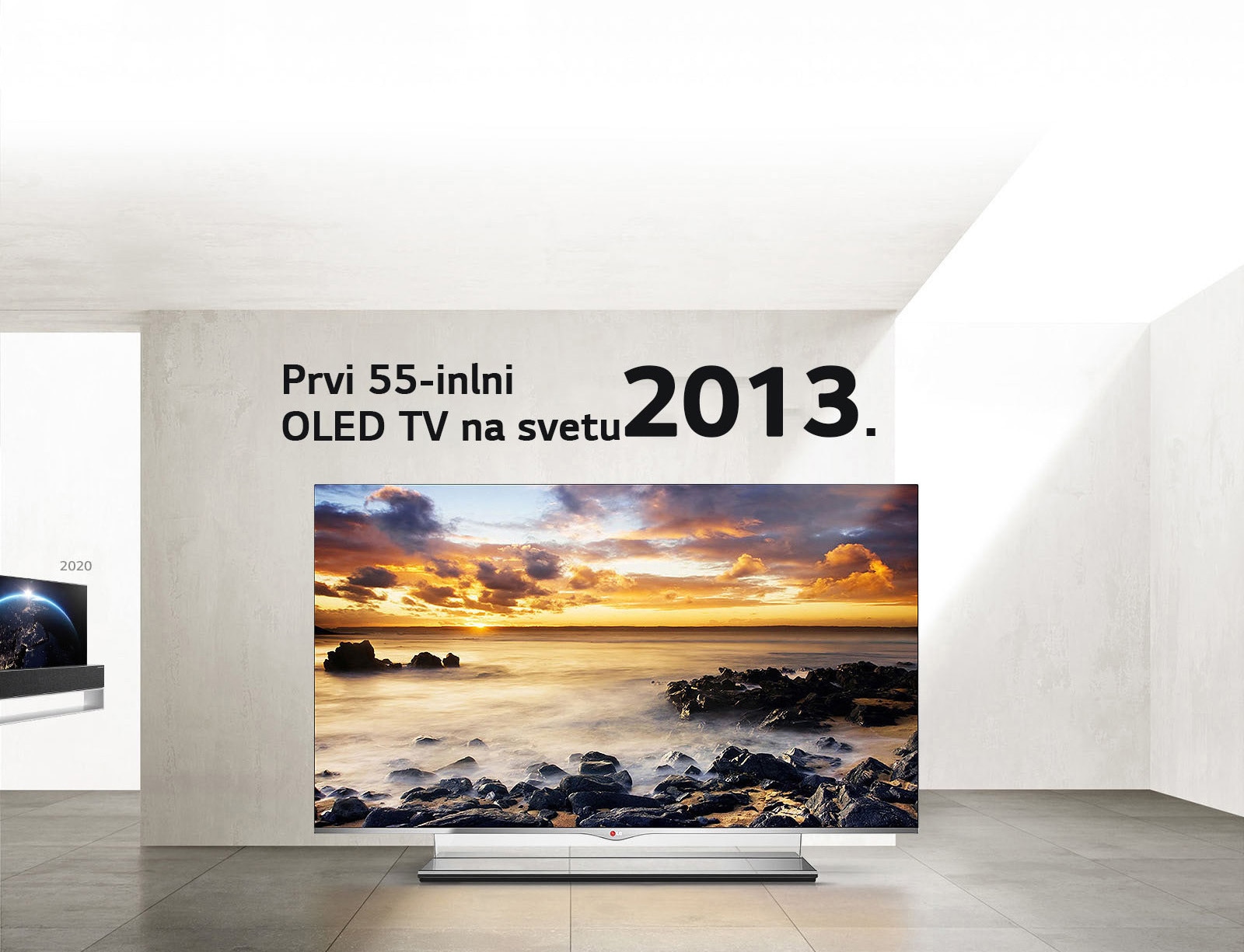 LG TV. Naslov glasi, Prvi 55-inčni OLED TV na svetu 2013.