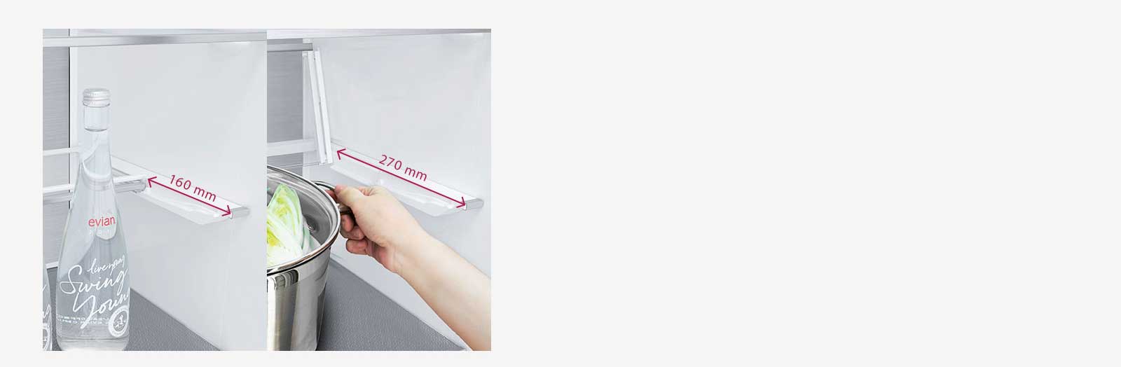 Jednostavno stavljanje velikih i visokih proizvoda