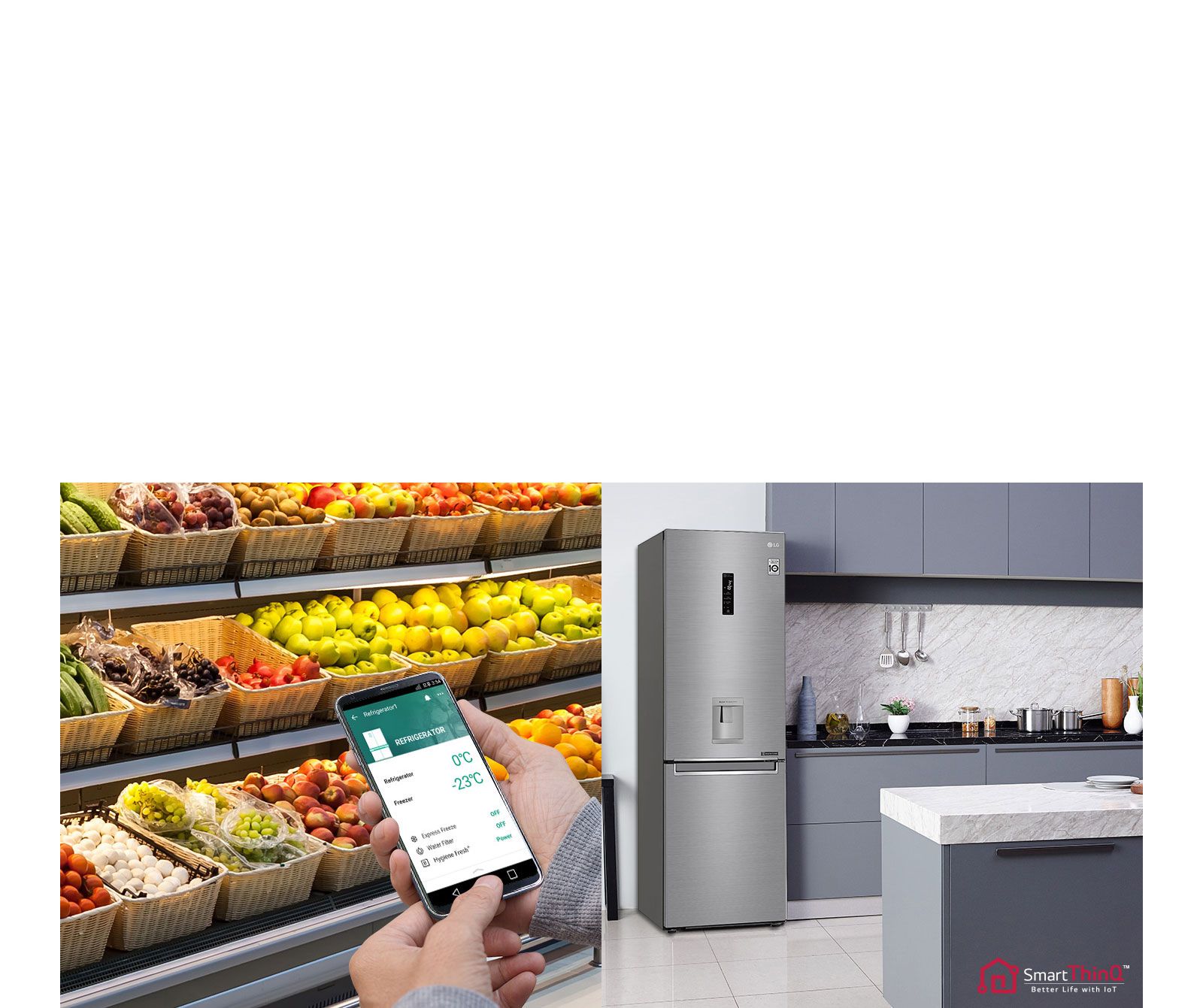 Daljinski podešavajte postavke frižidera