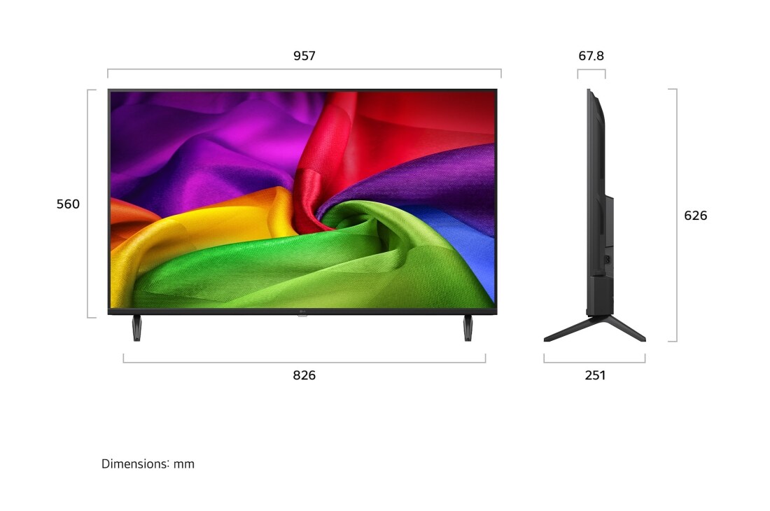 LG 43-inčni LG NANO 4K UHD AI NU80 pametni TV 2026, 43NU800B3LC, thumbnail 2