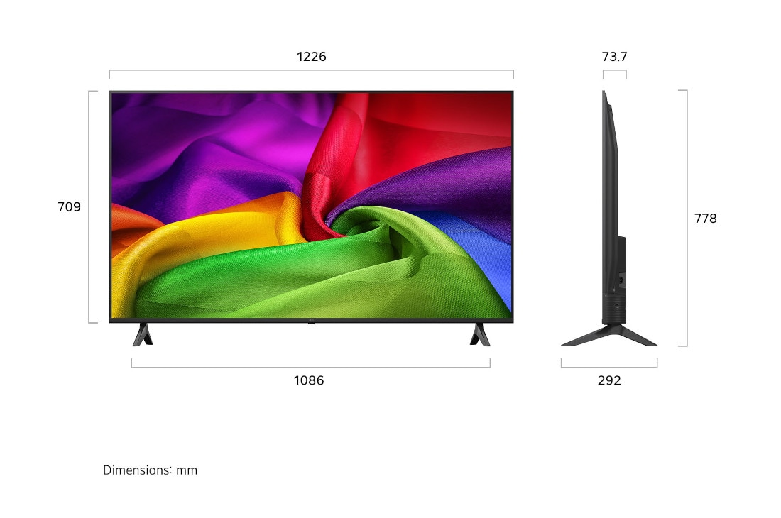 LG 55-inčni LG NANO 4K UHD AI NU80 pametni TV 2026, 55NU800B3LA, thumbnail 2