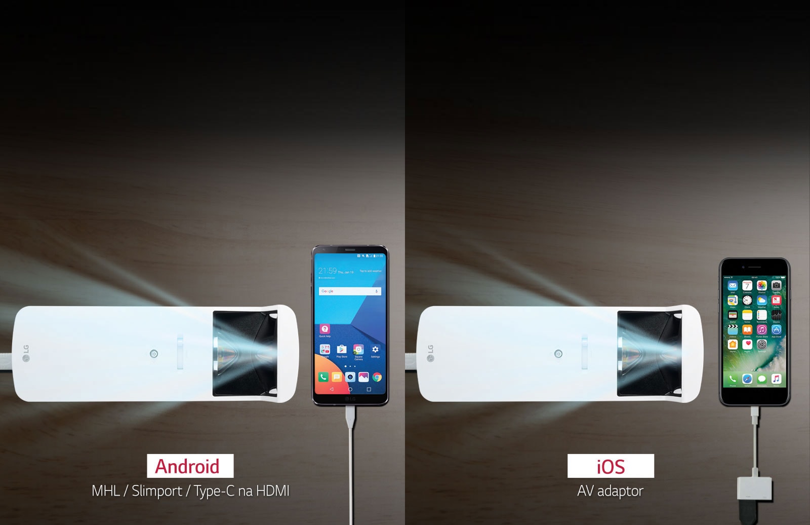 Preslikavanje sadržaja sa mobilnog uređaja kablom1