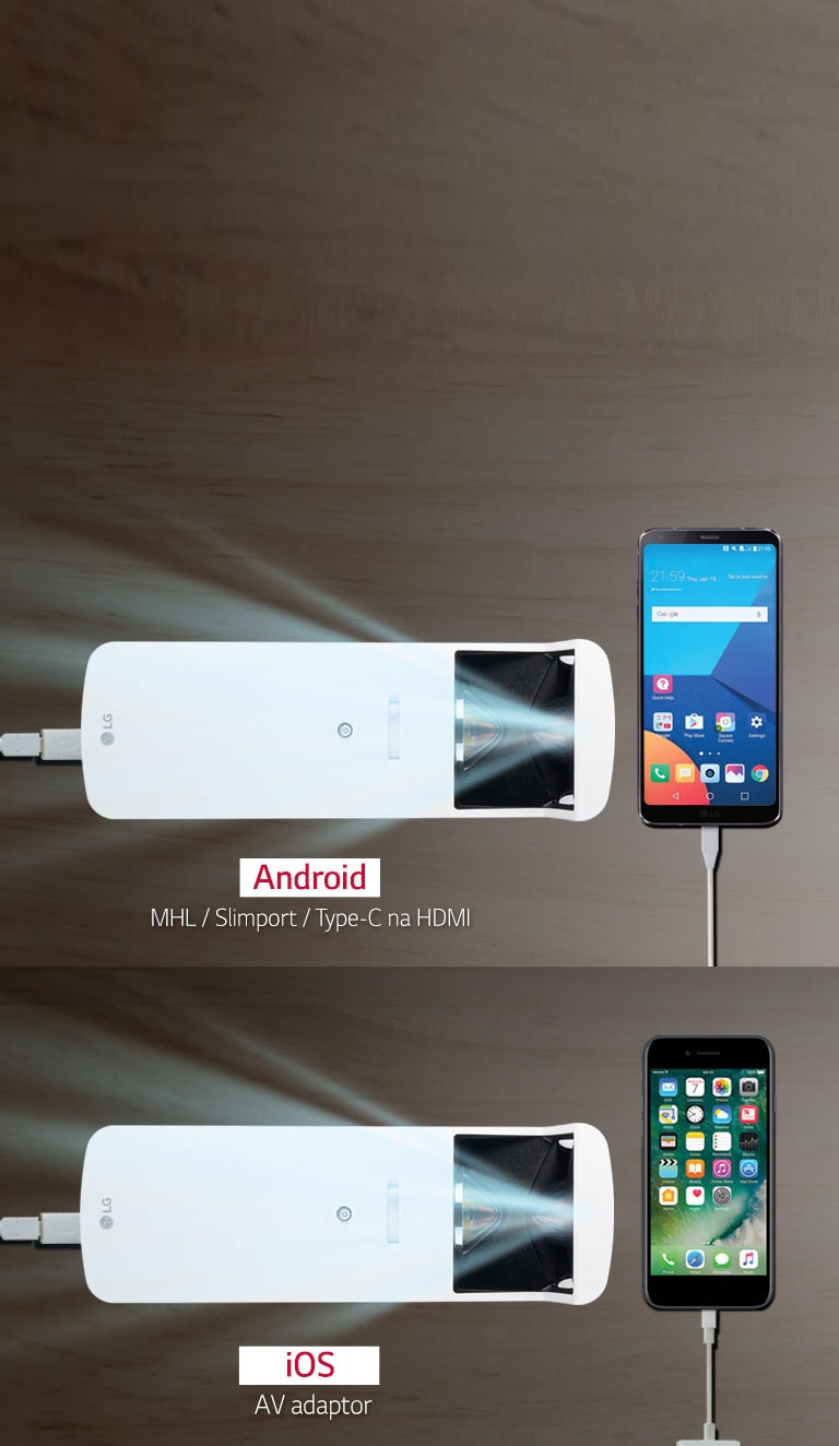 Preslikavanje sadržaja sa mobilnog uređaja kablom2