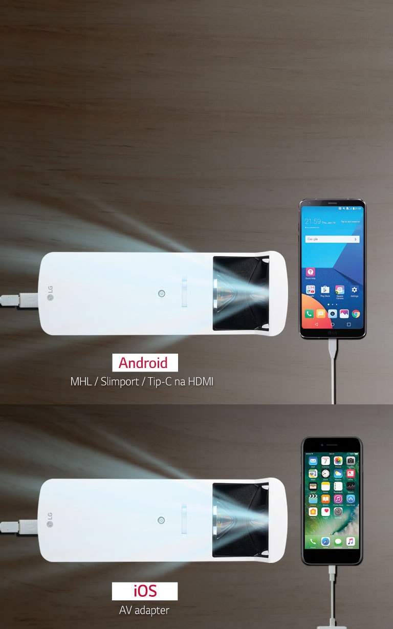 Preslikavanje sadržaja sa mobilnog uređaja kablom2