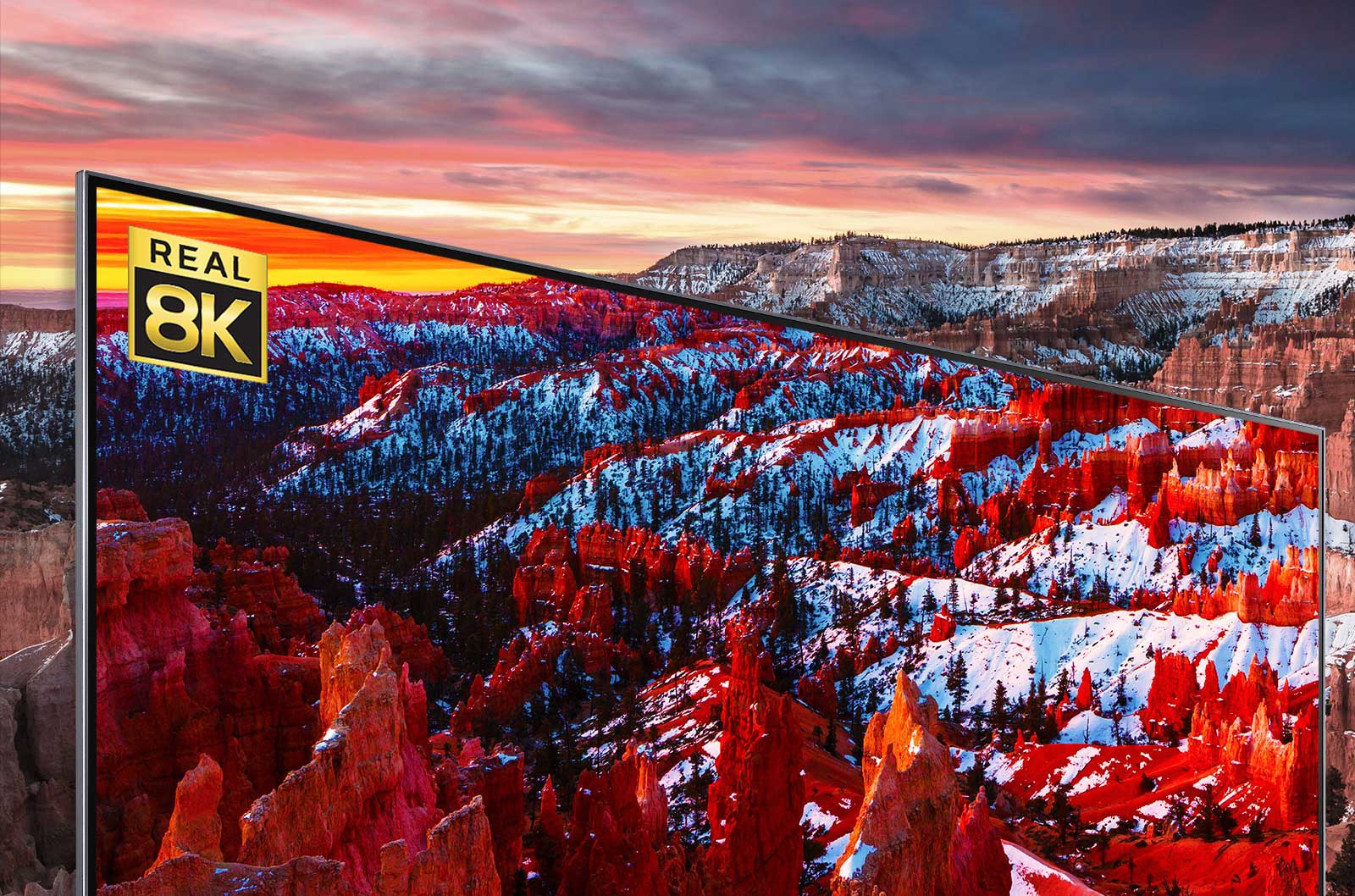 Scena planine postaje realističnija sa manje izraženim pikselima u 8K rezoluciji (reprodukcija videa).