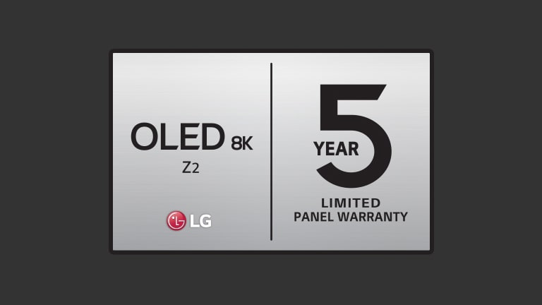Logotip 5-Year Panel Warranty.