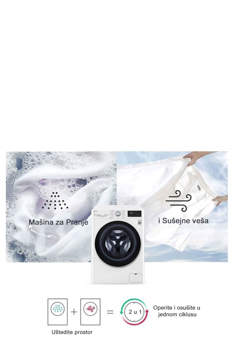 Mašina za pranje i sušenje veša u jednom