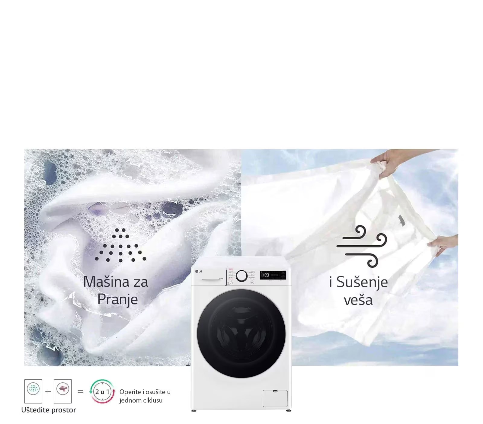 Mašina za pranje i sušenje veša u jednom