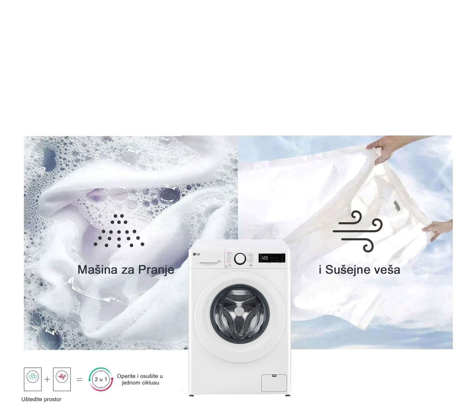 Mašina za pranje i sušenje veša u jednom