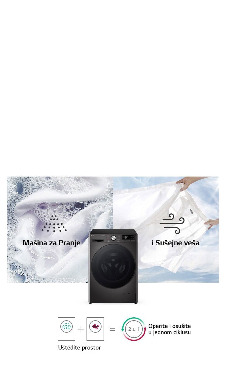 Mašina za pranje i sušenje veša u jednom