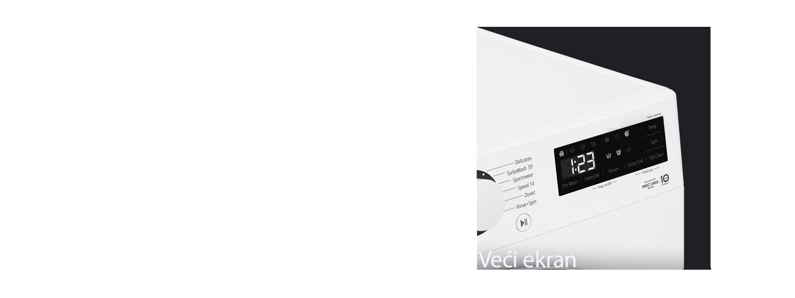 Prikaz na ekranu je pregledniji.