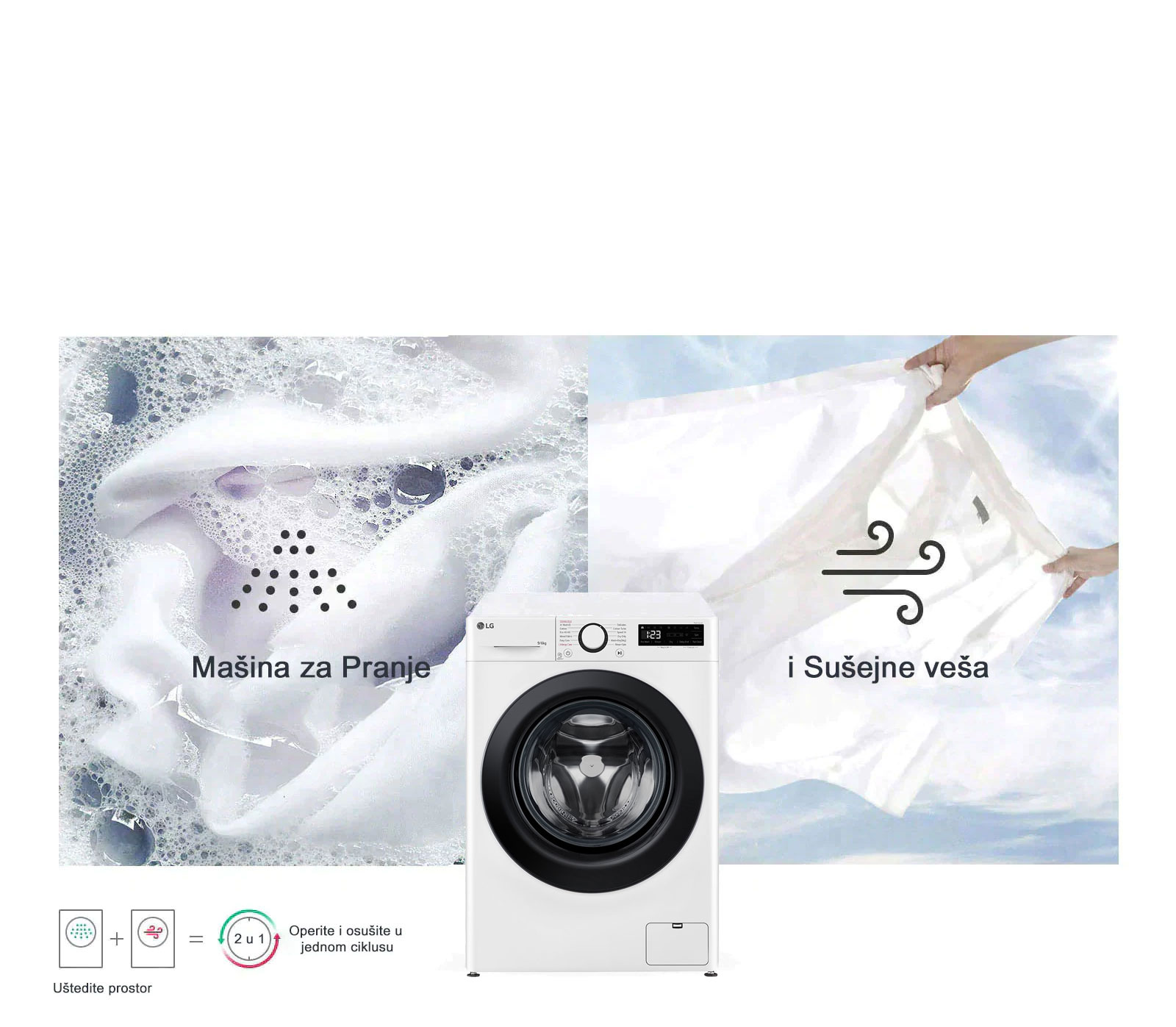 Mašina za pranje i sušenje veša u jednom