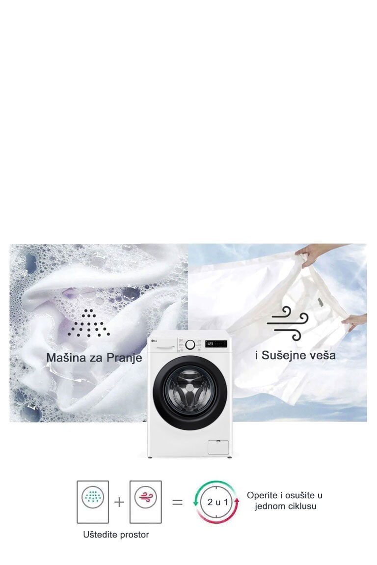 Mašina za pranje i sušenje veša u jednom
