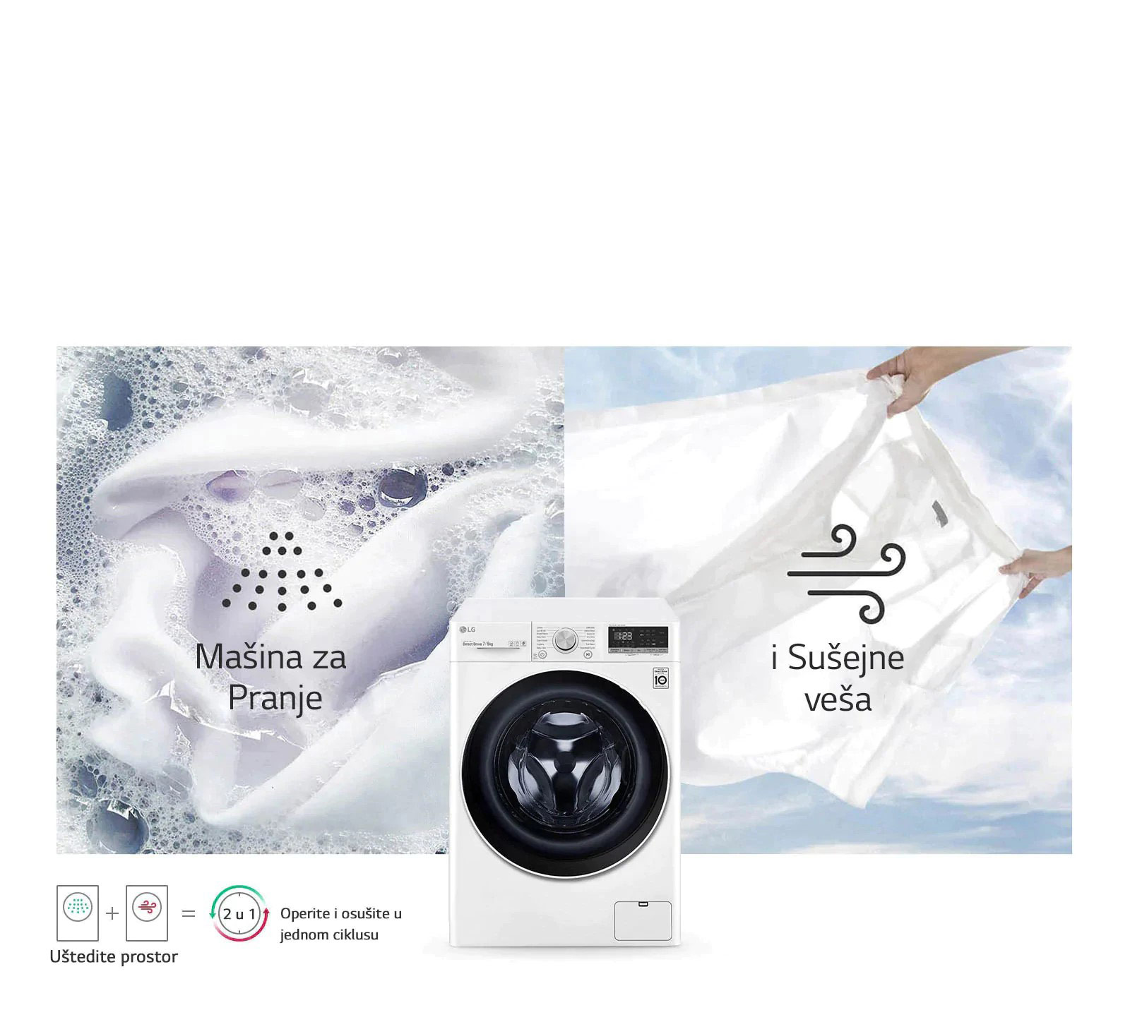 Mašina za pranje i sušenje veša u jednom