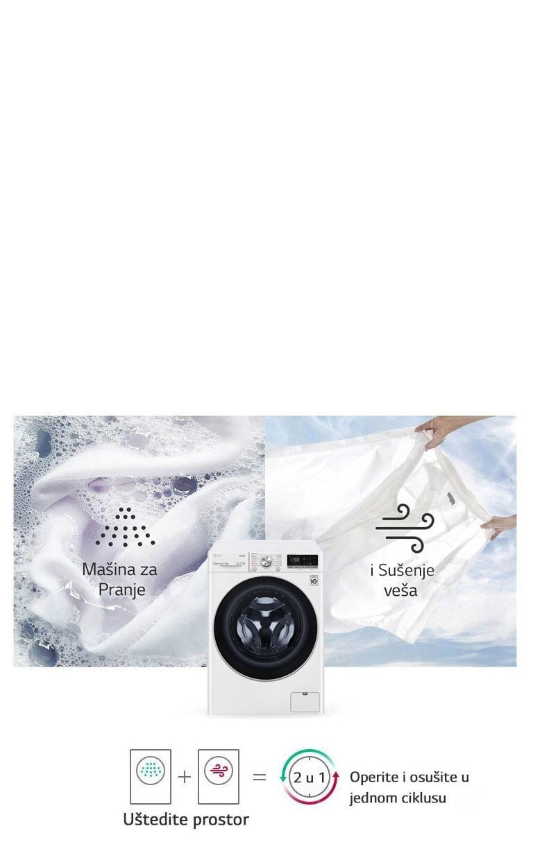 Mašina za pranje i sušenje veša u jednom