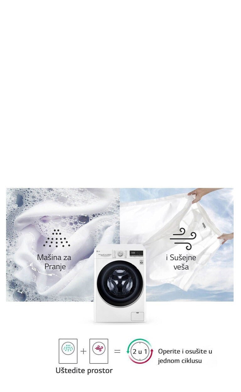 Mašina za pranje i sušenje veša u jednom