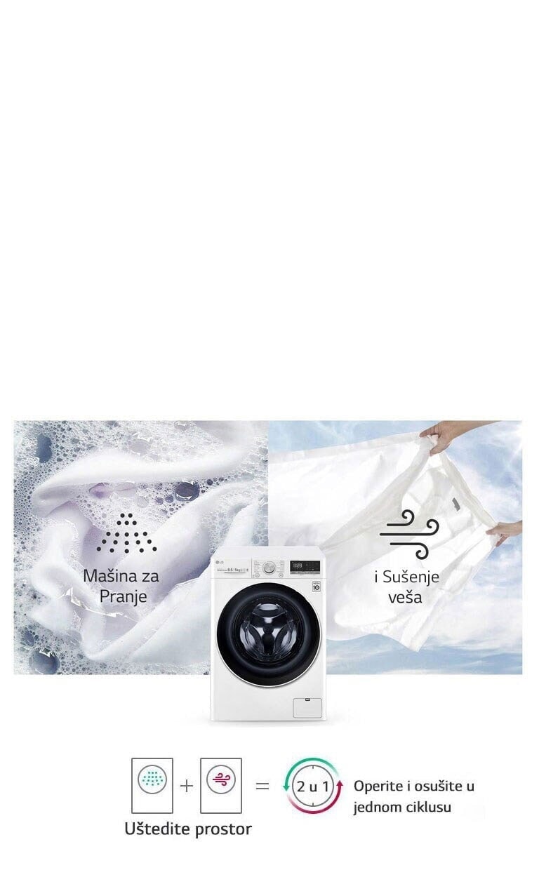 Mašina za pranje i sušenje veša u jednom