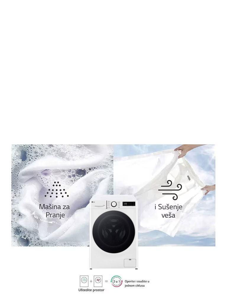 Mašina za pranje i sušenje veša u jednom