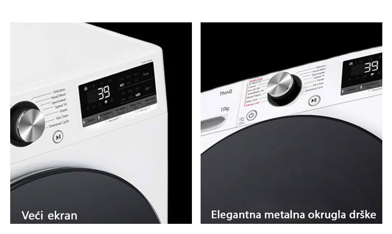 Prikaz na ekranu je pregledniji.