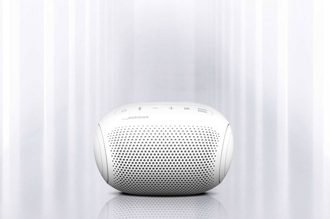 LG XBOOMGo PL2W, Prikaz zvučnika LG XBOOM Go spreda., PL2W