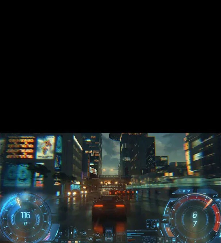 Prikazuje se ekran sa grafikom igre.