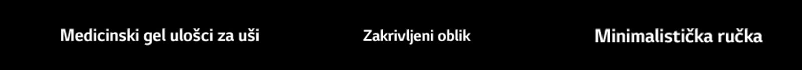 Kopija „Gel za uši medicinske klase“, „Zakrivljeni oblik“, „Minimalistička ručka“