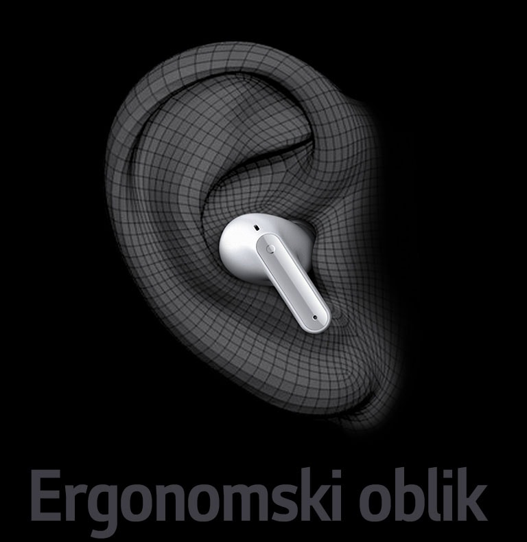 Dizajn koji odgovara ušnoj školjci