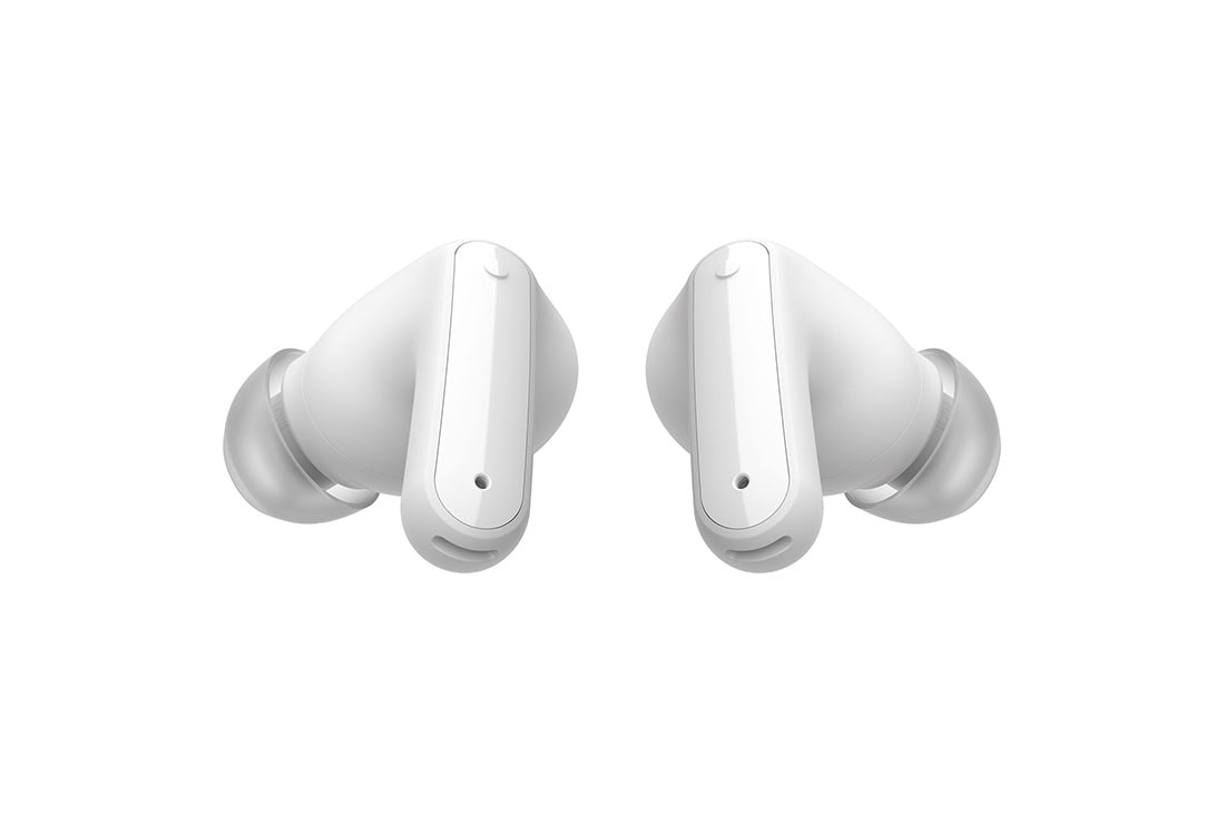 LG TONE Free FP5, Prikaz zadnje strane dve bubice iz niskog ugla od 45 stepeni, TONE-FP5W-white, thumbnail 8