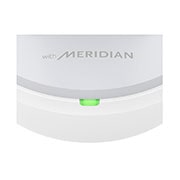 LG TONE Free FP5, Prednji deo kutije je u krupnom planu, osvetljenje za punjenje svetli., TONE-FP5W-white, thumbnail 10