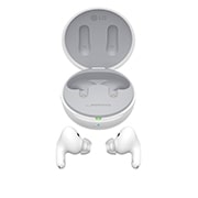 LG TONE Free FP9W, Otvorio se pogled na kutiju odozgo i ispred nje su postavljene obe strane bubica slušalica., TONE-FP9W, thumbnail 15